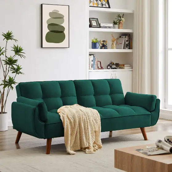 Green Linen Home Sofa