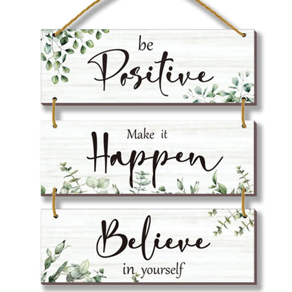 GreenLeaf Inspirational Wood Sign