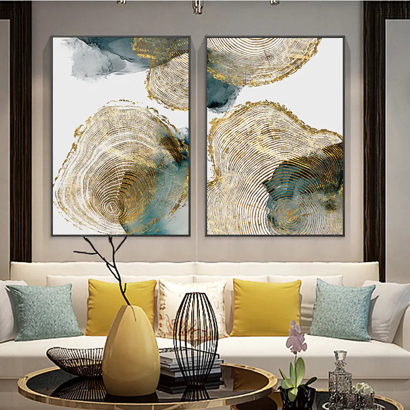 Nordic Modern Abstract Frameless Tree Texture Wall Art (30x40/40x50)