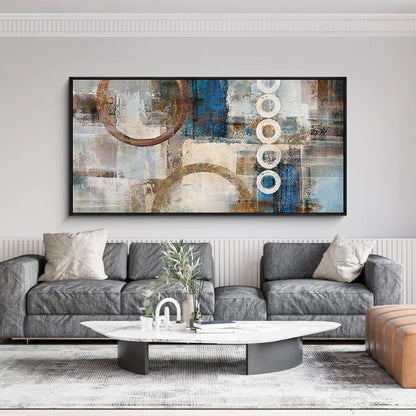 Modern Black Frame Abstract Canvas