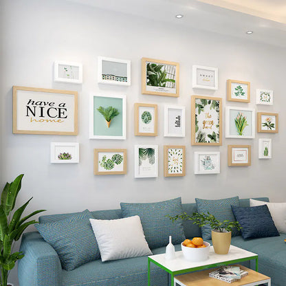 20 pcs Scandinavian Chic Photo Frame Wall Art