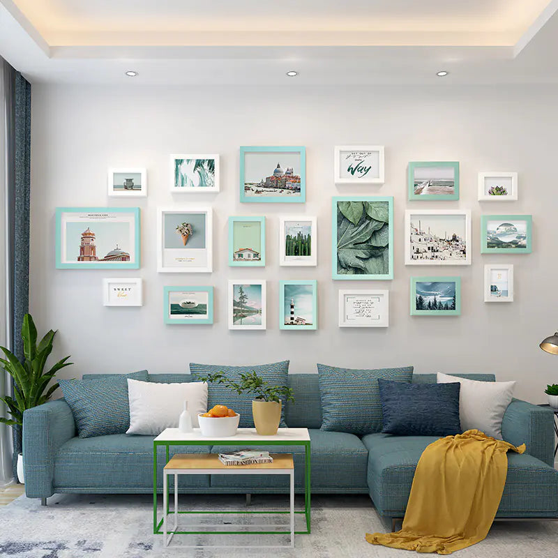 20 pcs Scandinavian Chic Photo Frame Wall Art