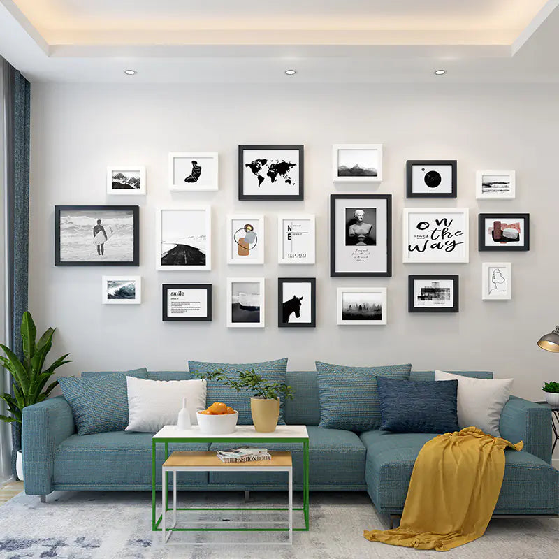 20 pcs Scandinavian Chic Photo Frame Wall Art