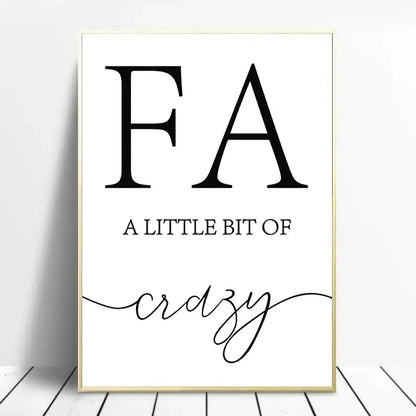 Family Motivational Frameless Canvas Art