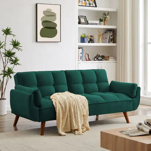 Green Linen Home Sofa