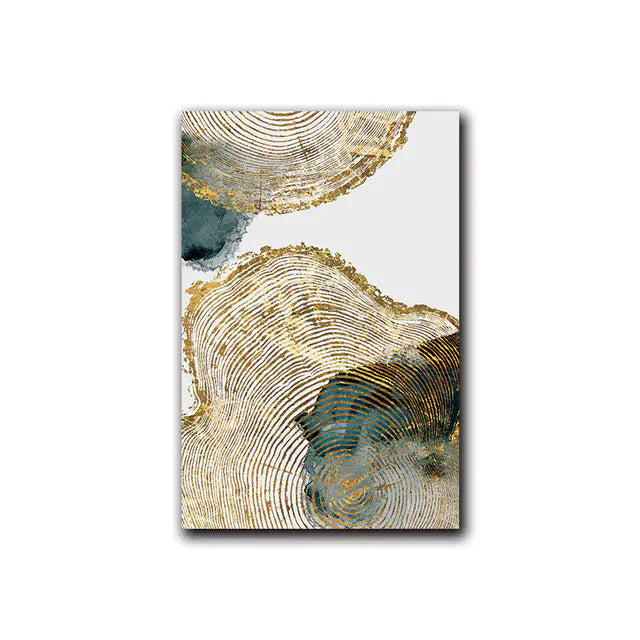 Nordic Modern Abstract Frameless Tree Texture Wall Art (30x40/40x50)