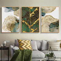 Nordic Modern Abstract Frameless Tree Texture Wall Art (30x40/40x50)