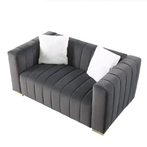 Contemporary Chesterfield Loveseat