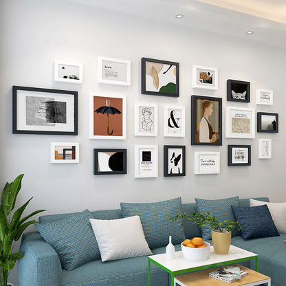 20 pcs Scandinavian Chic Photo Frame Wall Art