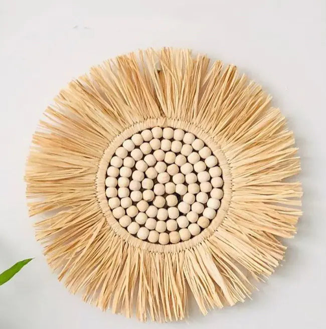 Artisan Moroccan Bead Mirror
