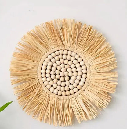 Artisan Moroccan Bead Mirror