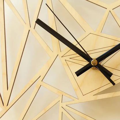 Elegant Geometric Decor Clock