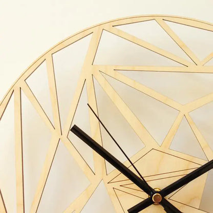 Elegant Geometric Decor Clock