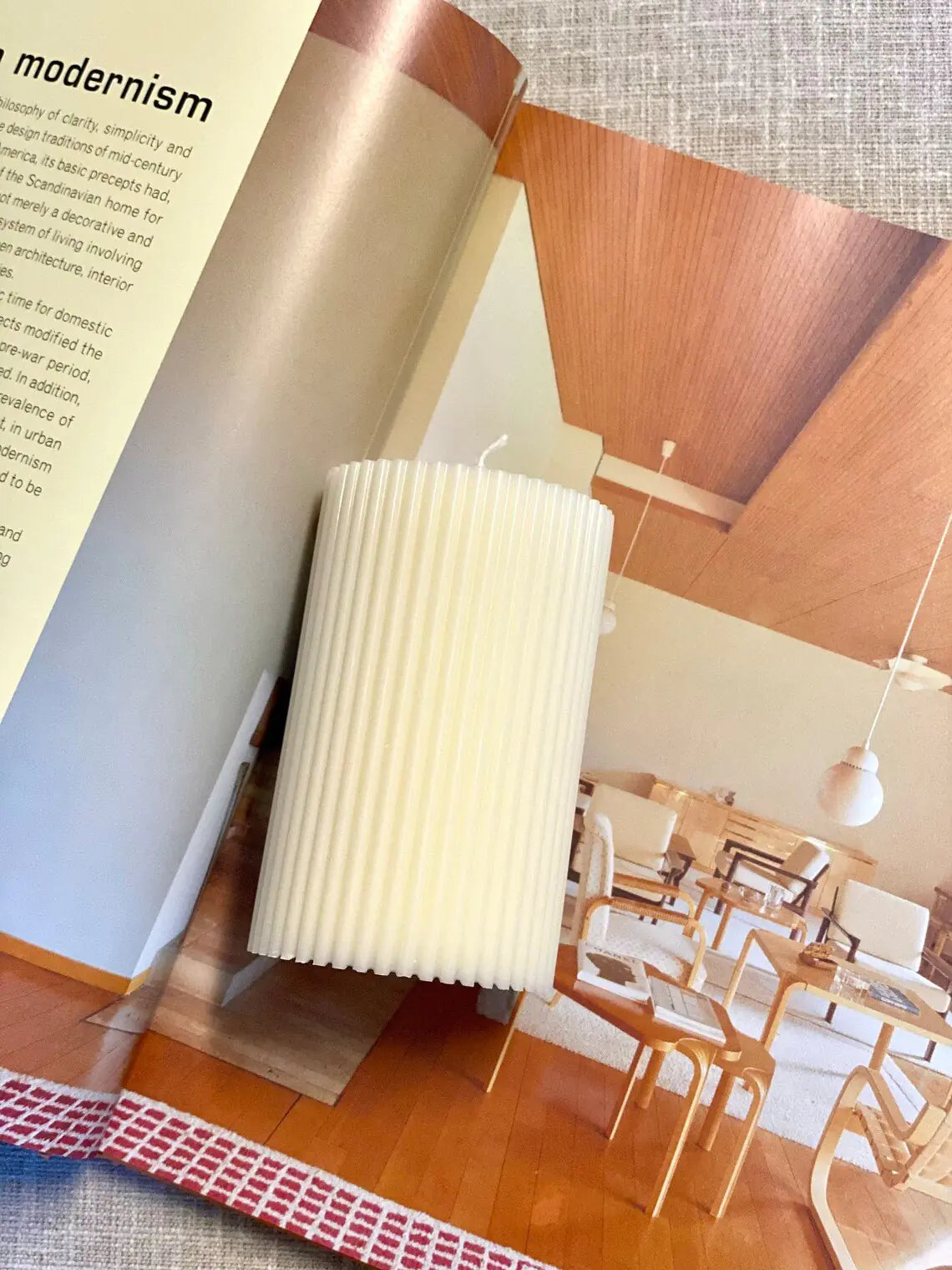 Sleek Organic Soy Pillar Candles
