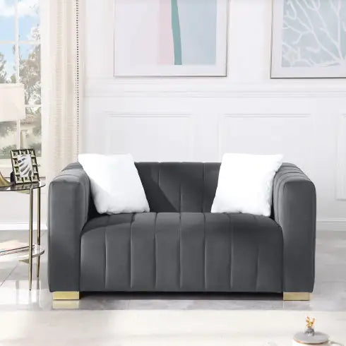 Contemporary Chesterfield Loveseat